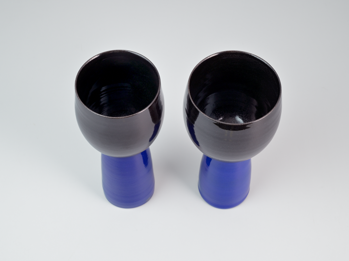NEELAKANTA  Pair of Goblets - Amrita Dhawan