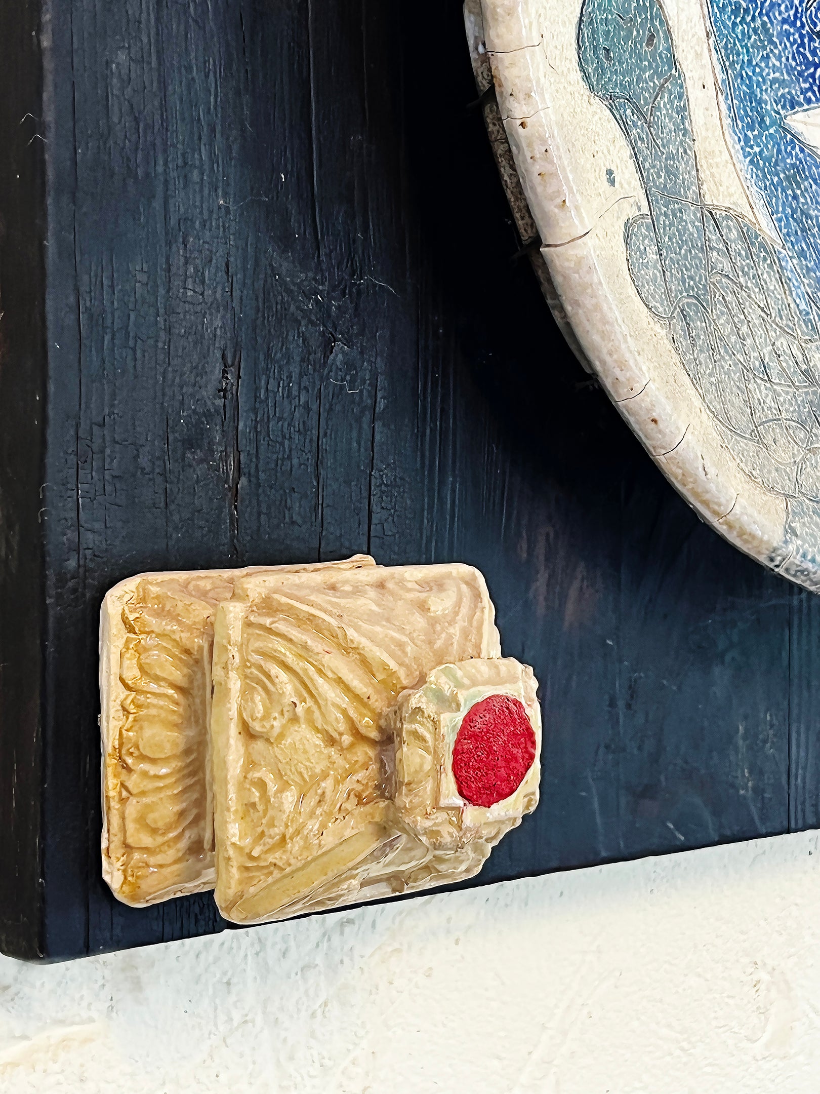 Ardhnareeshwar Platter on Wood - Adil Writer