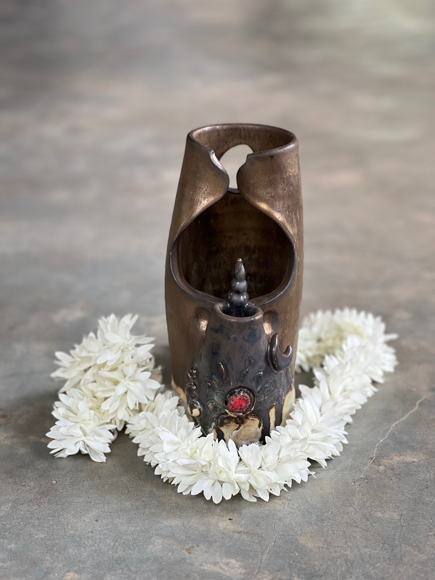 Votive Antique Bronze Vase -Adil Writer