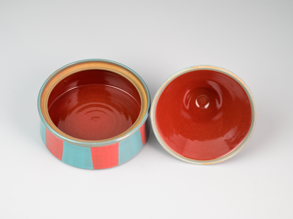 BIG TOP I  1 Carnival Tent Lidded Jar - Amrita Dhawan