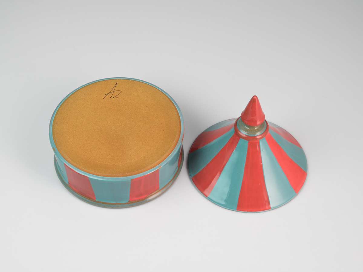 BIG TOP I  1 Carnival Tent Lidded Jar - Amrita Dhawan