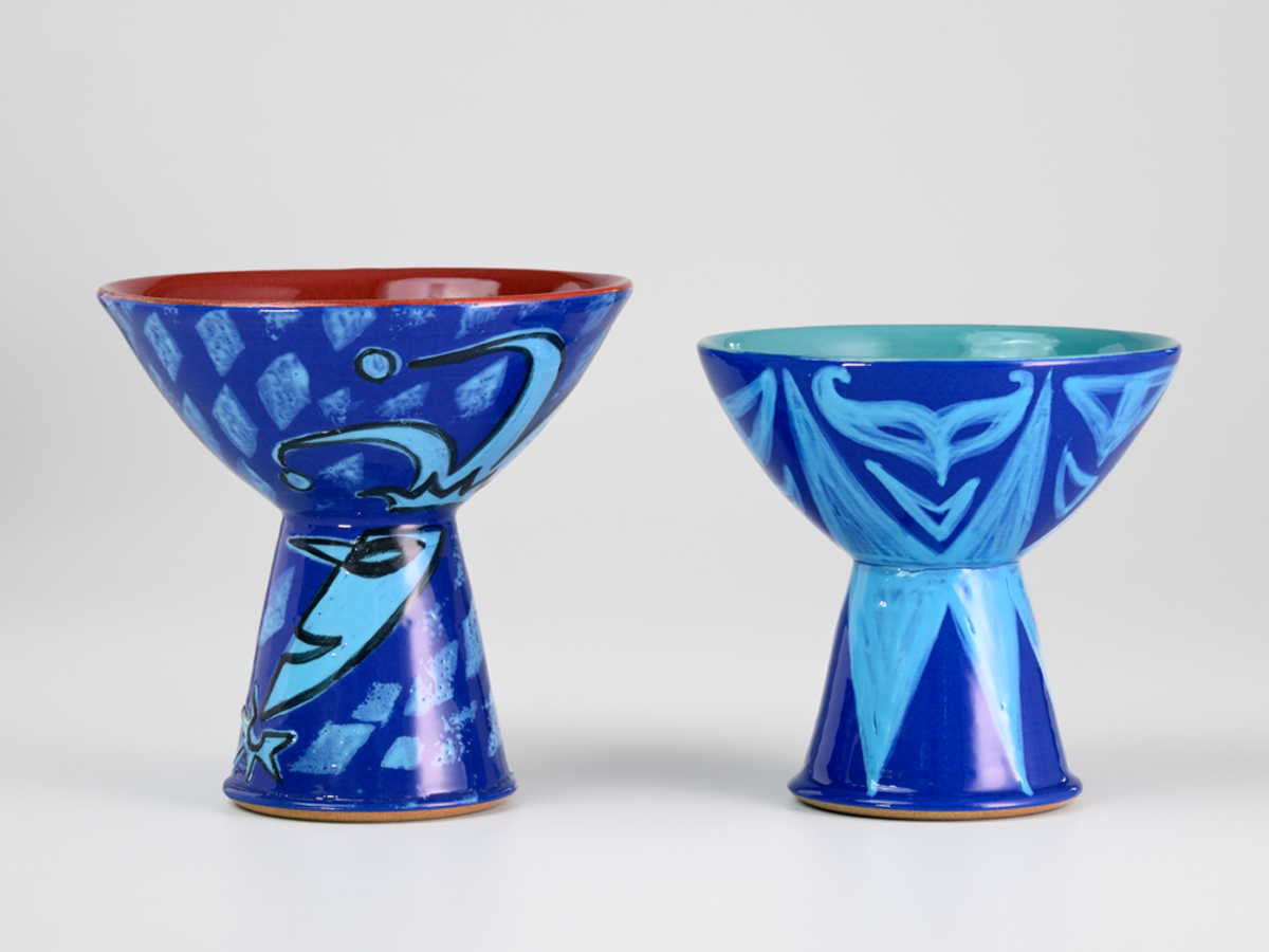 JOKER JESTER TEASER TRICKSTER II  2 Martini Glasses - Amrita Dhawan