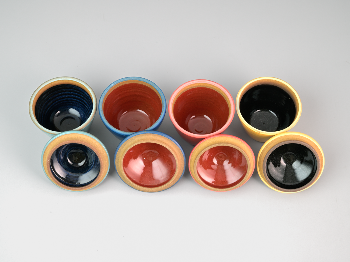 CIRCUS CANDY  4 Small lidded Jars - Amrita Dhawan