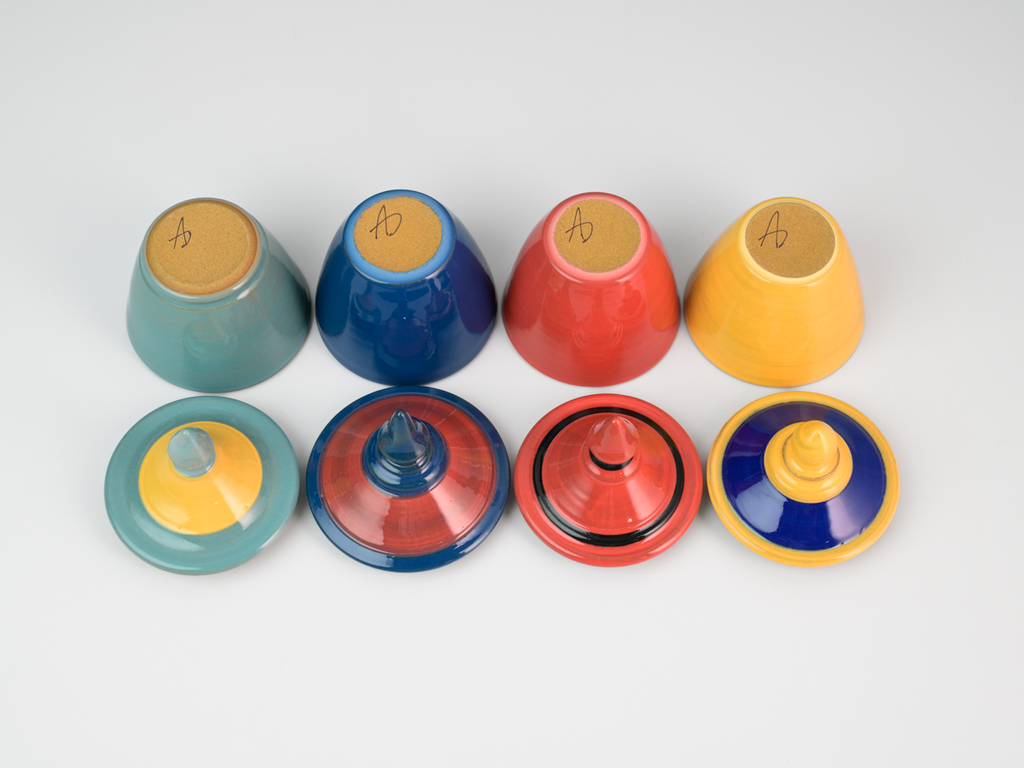 CIRCUS CANDY  4 Small lidded Jars - Amrita Dhawan