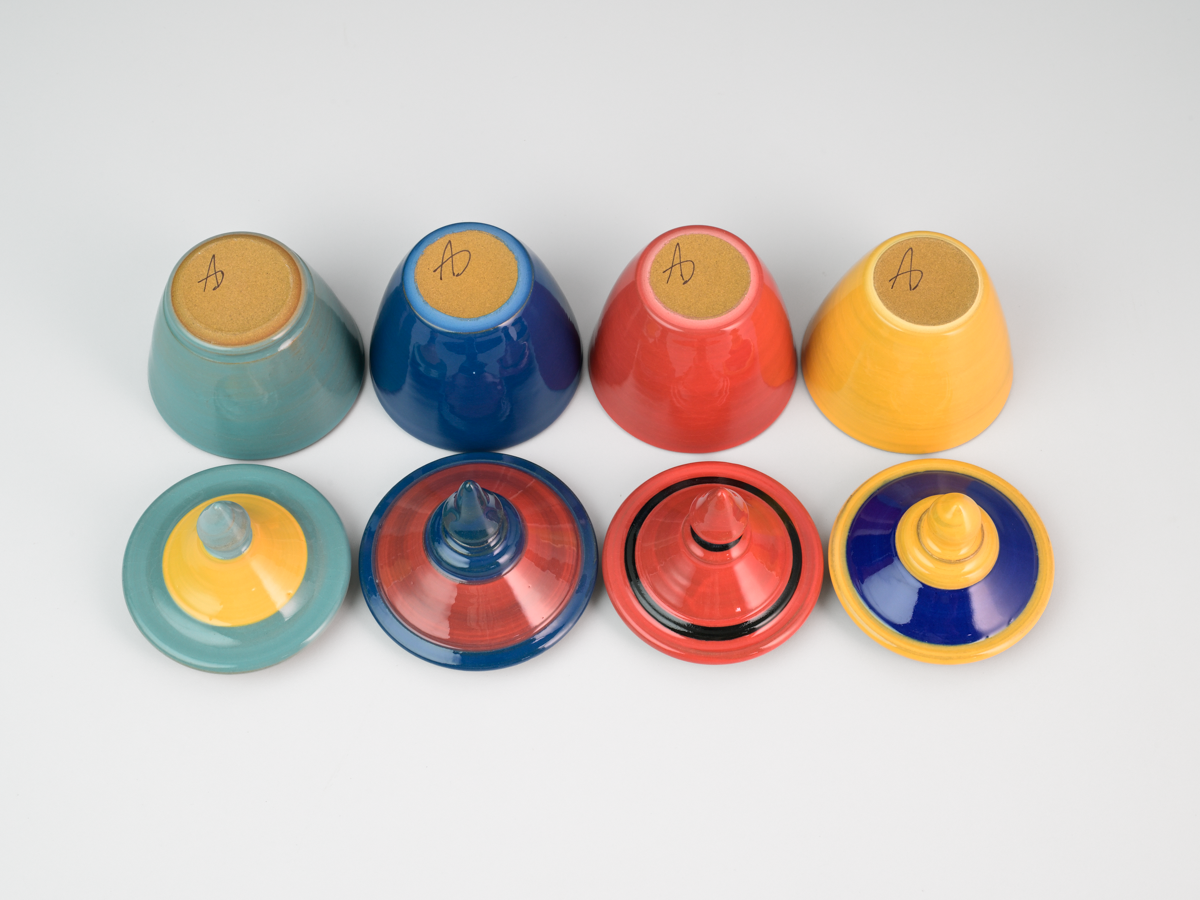 CIRCUS CANDY  4 Small lidded Jars - Amrita Dhawan