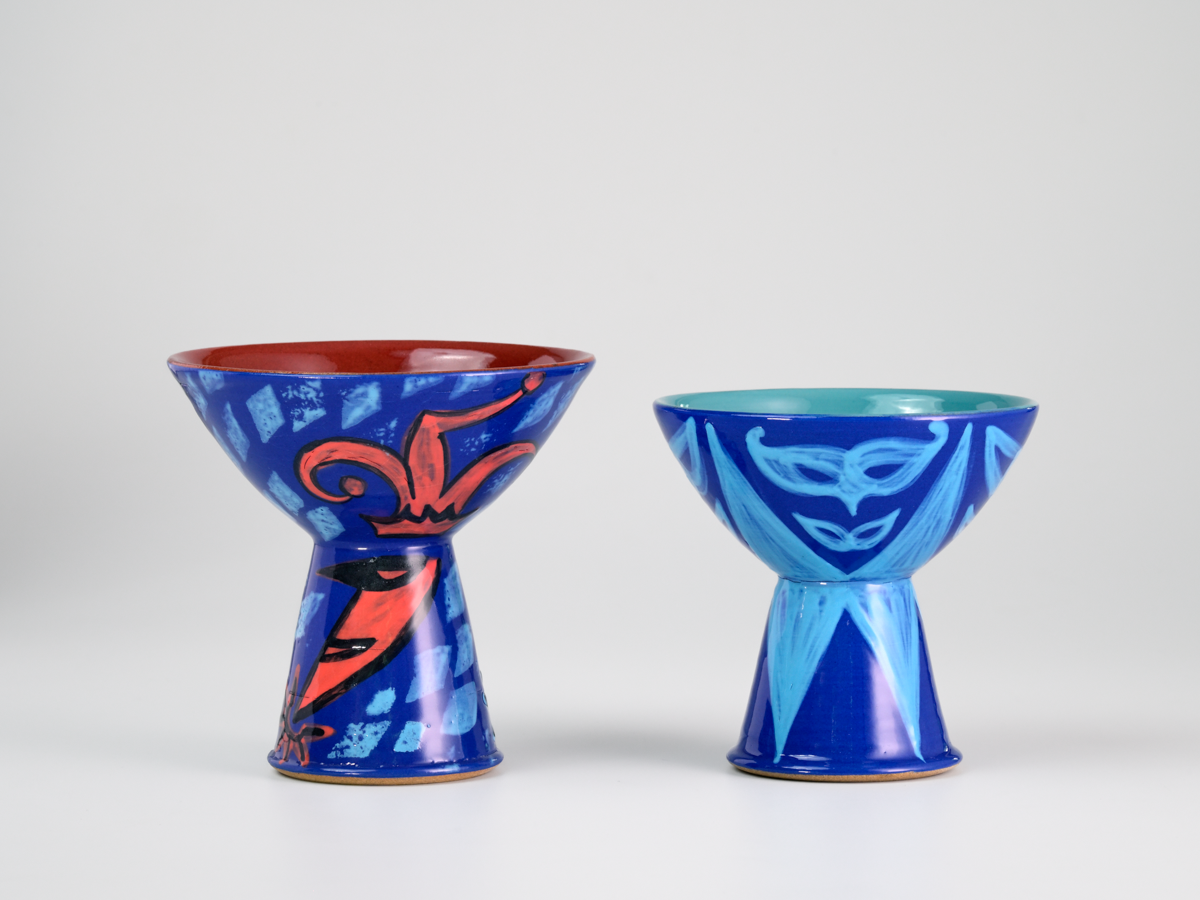 JOKER JESTER TEASER TRICKSTER II  2 Martini Glasses - Amrita Dhawan