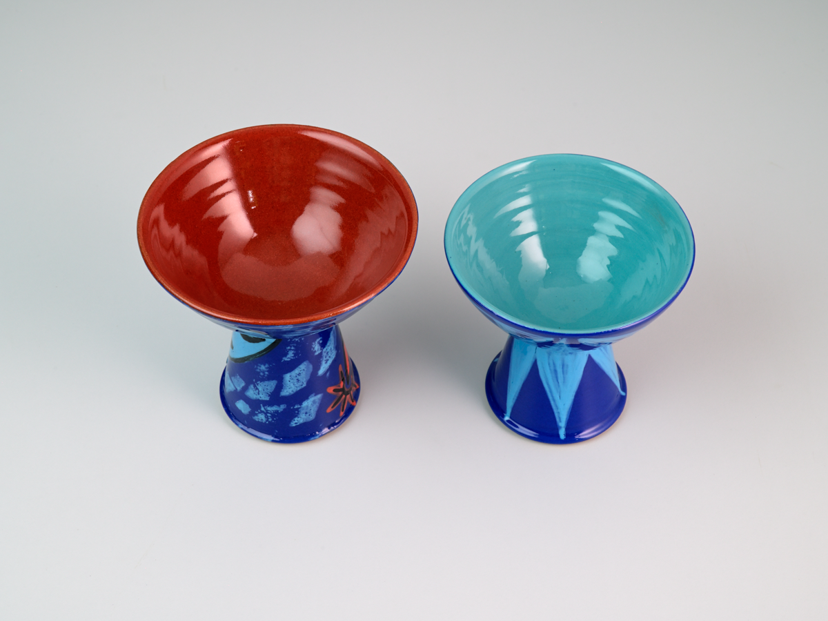 JOKER JESTER TEASER TRICKSTER II  2 Martini Glasses - Amrita Dhawan