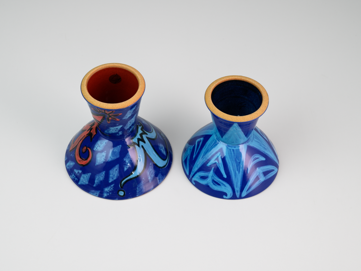 JOKER JESTER TEASER TRICKSTER II  2 Martini Glasses - Amrita Dhawan