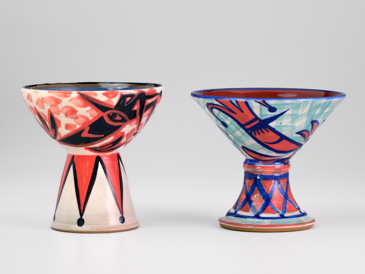 JOKER JESTER TEASER TRICKSTER III  2 Martini Glasses - Amrita Dhawan