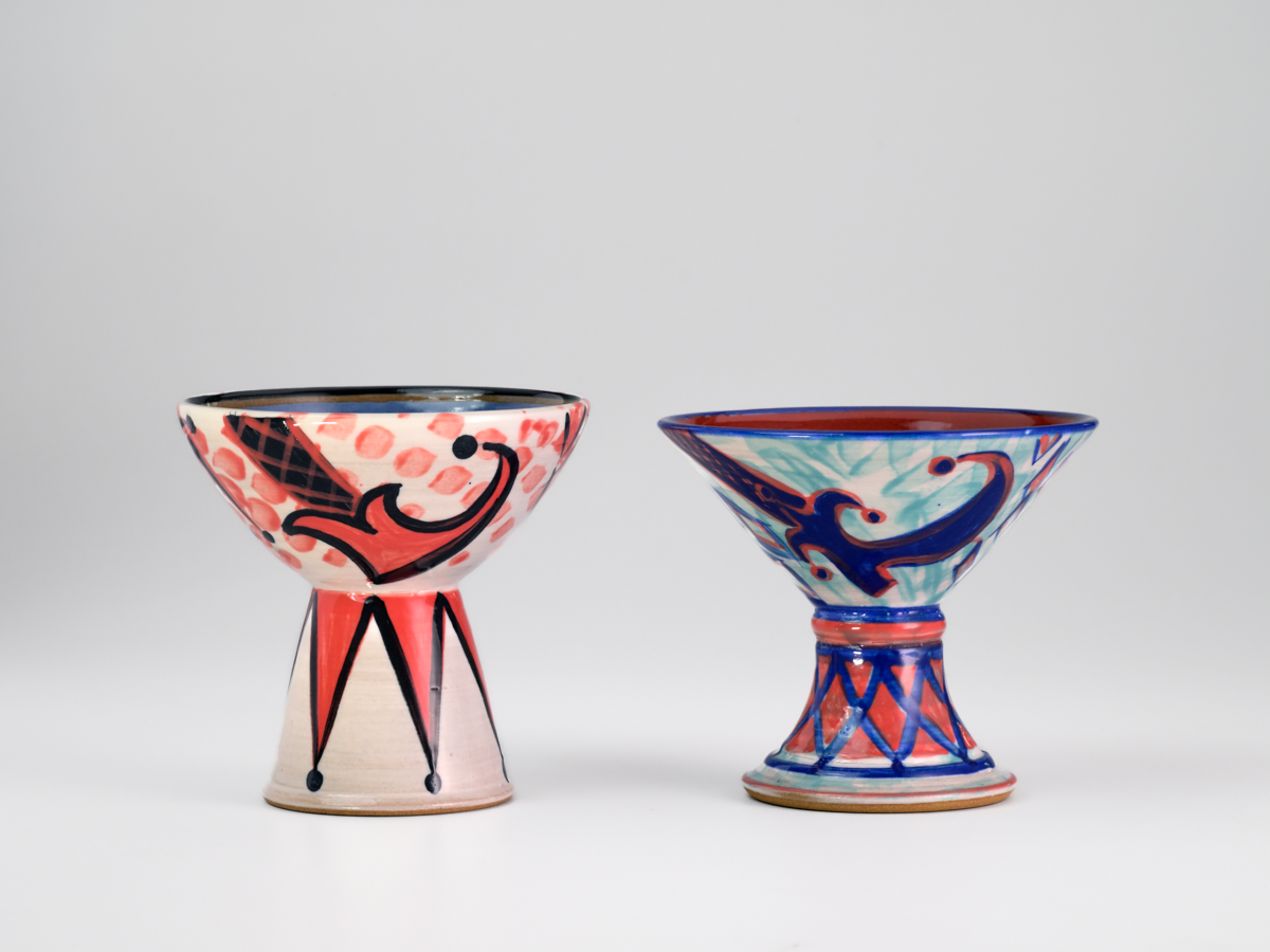 JOKER JESTER TEASER TRICKSTER III  2 Martini Glasses - Amrita Dhawan
