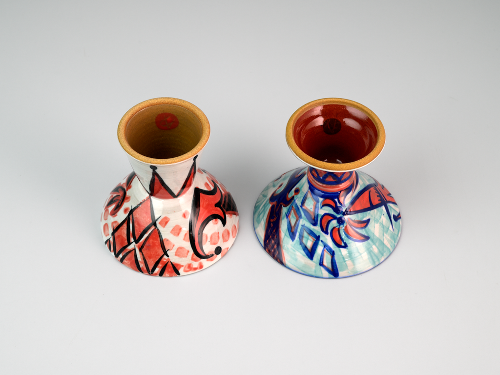 JOKER JESTER TEASER TRICKSTER III  2 Martini Glasses - Amrita Dhawan