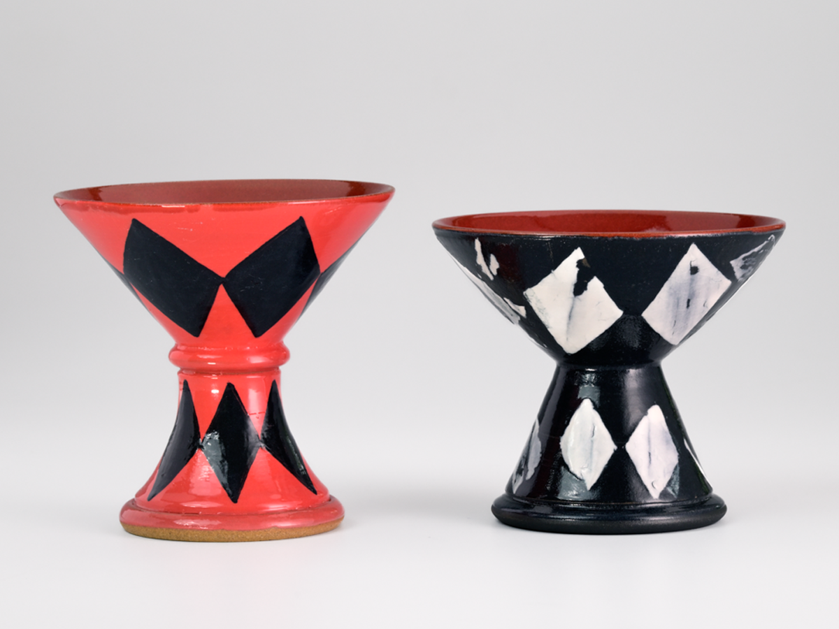MARTINIS IN MOTLEY  2 Martini Glasses - Amrita Dhawan
