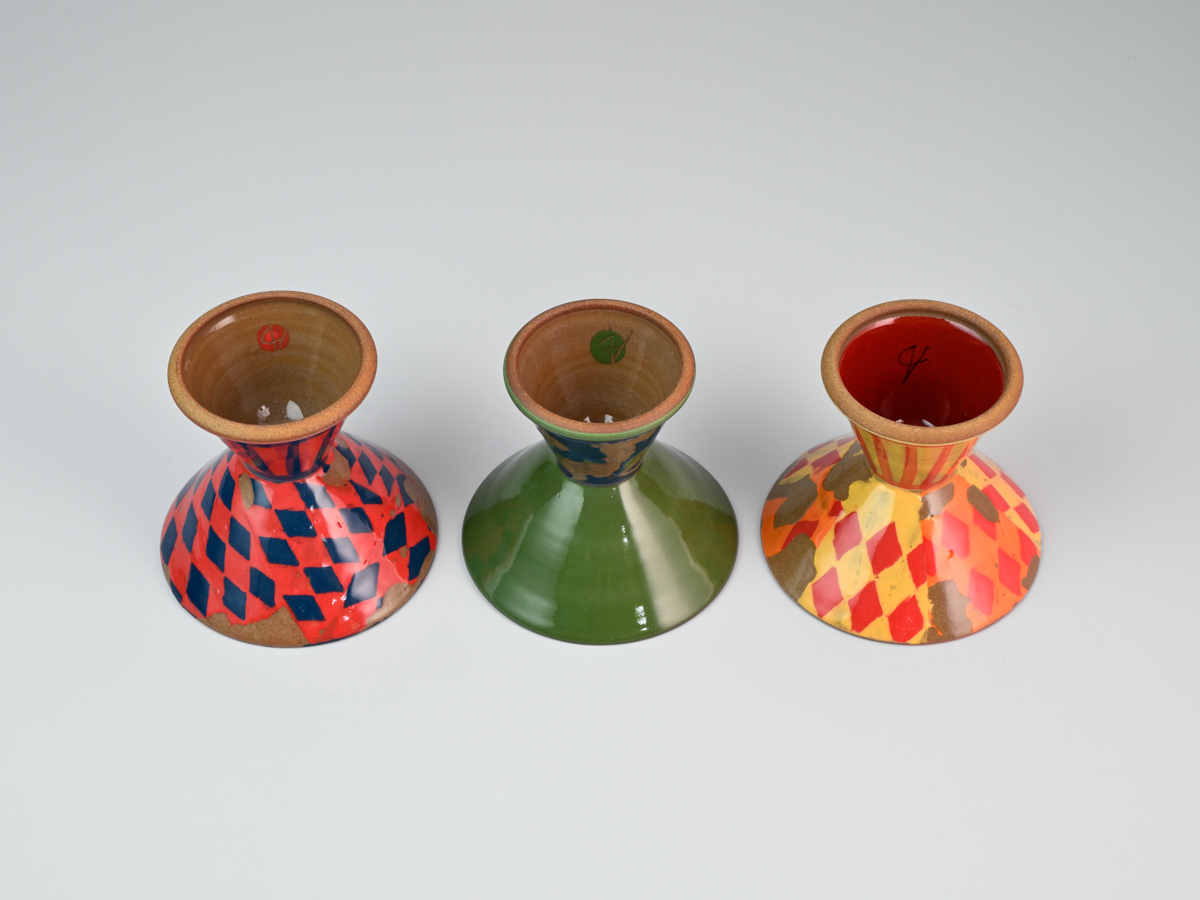 HARLEQUIN HEDONISM  3 Martini Glasses - Amrita Dhawan