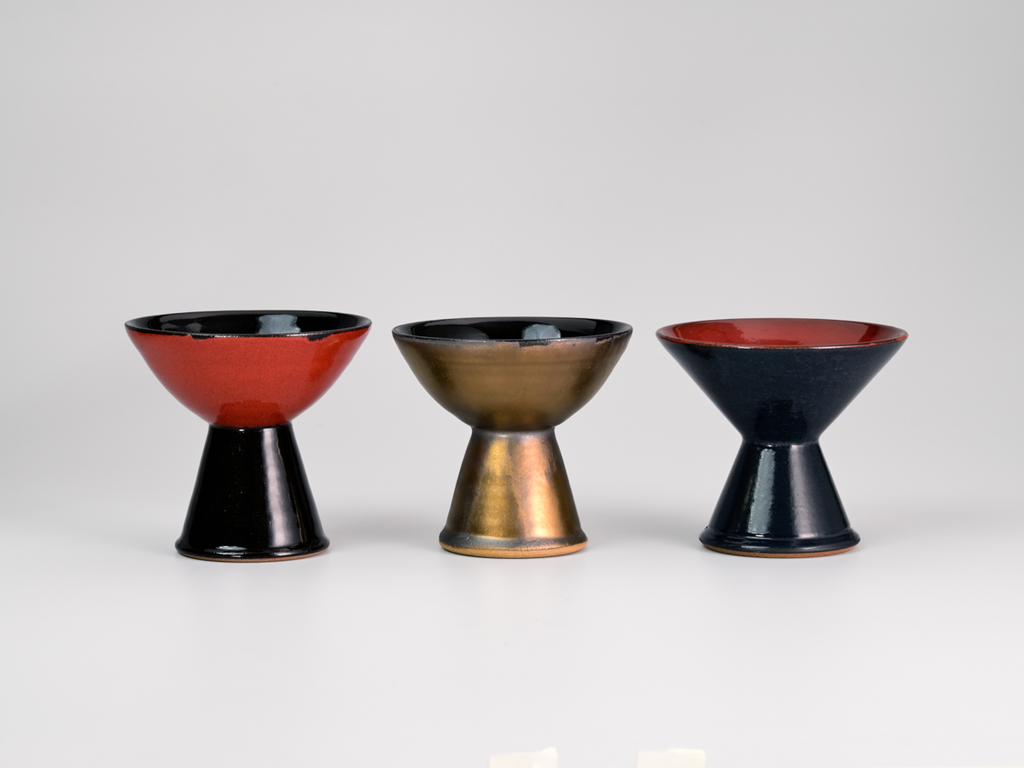 SHAKEN, NOT STIRRED  3 Martini Glasses - Amrita Dhawan