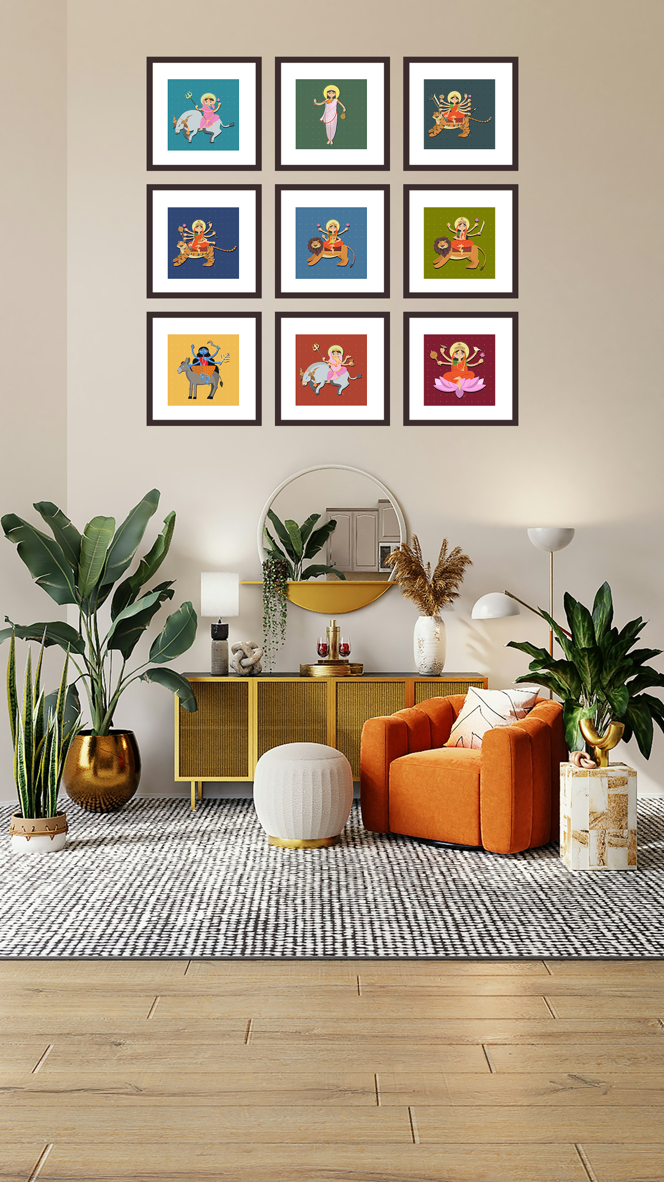 Navdurga — Nine Faces, One Fierce Story