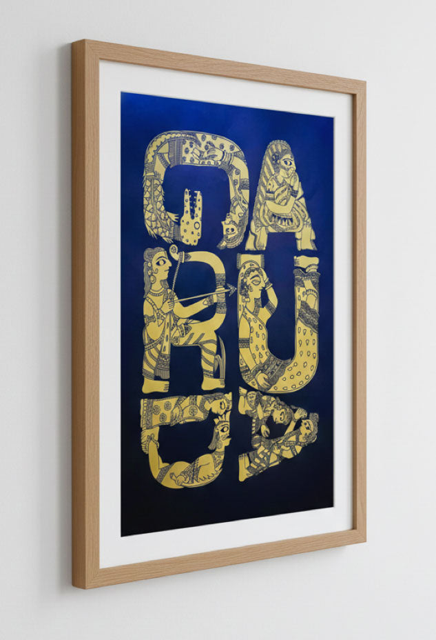 Garuda Typecraft poster- Ishan Khosla