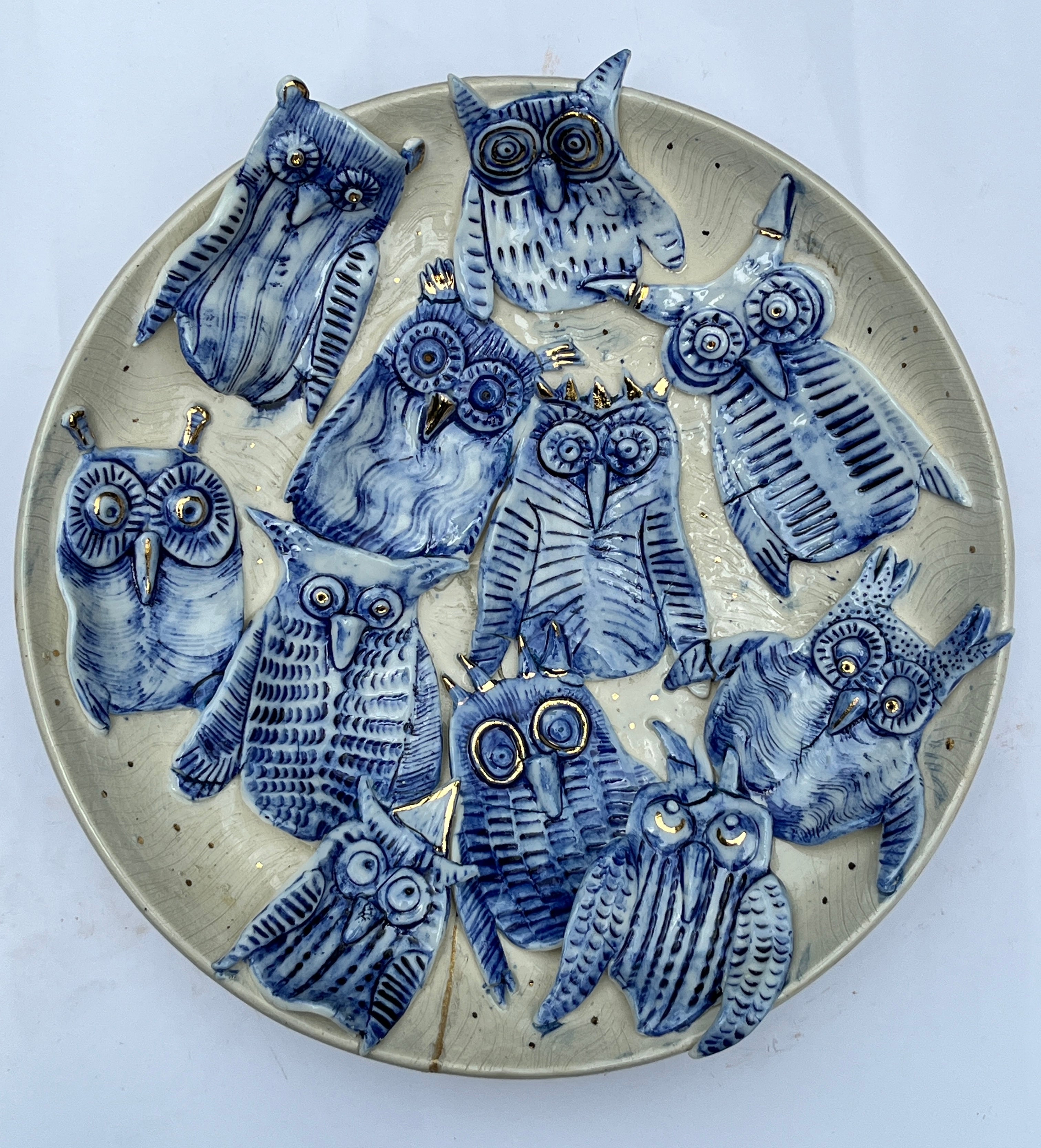Owl Platter 1: FalguniBhatt