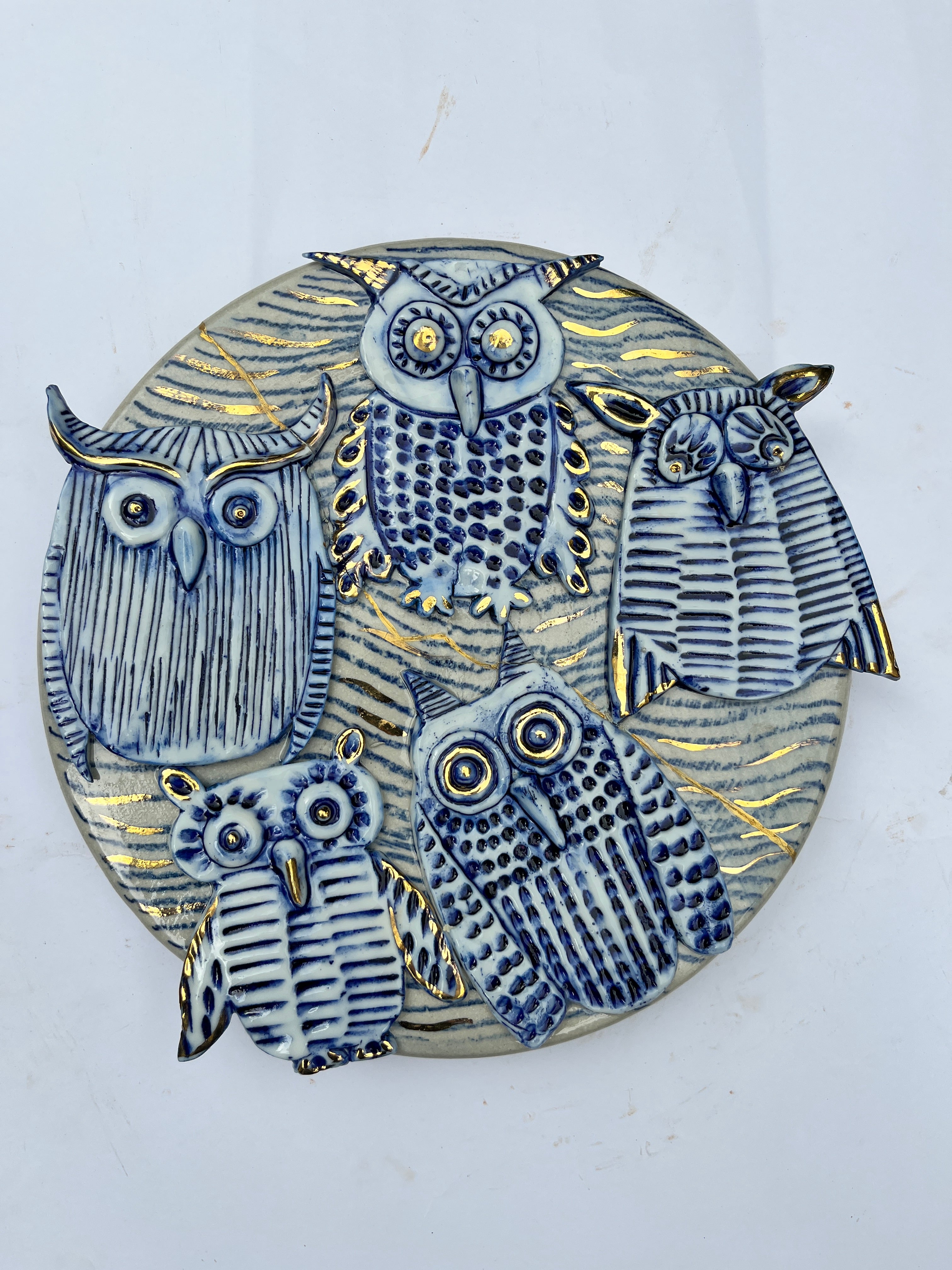 Owl Platter 3- Falguni Bhatt