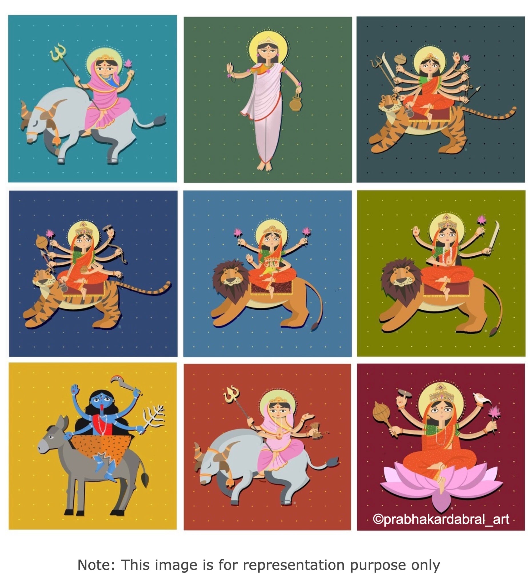 Navdurga — Nine Faces, One Fierce Story