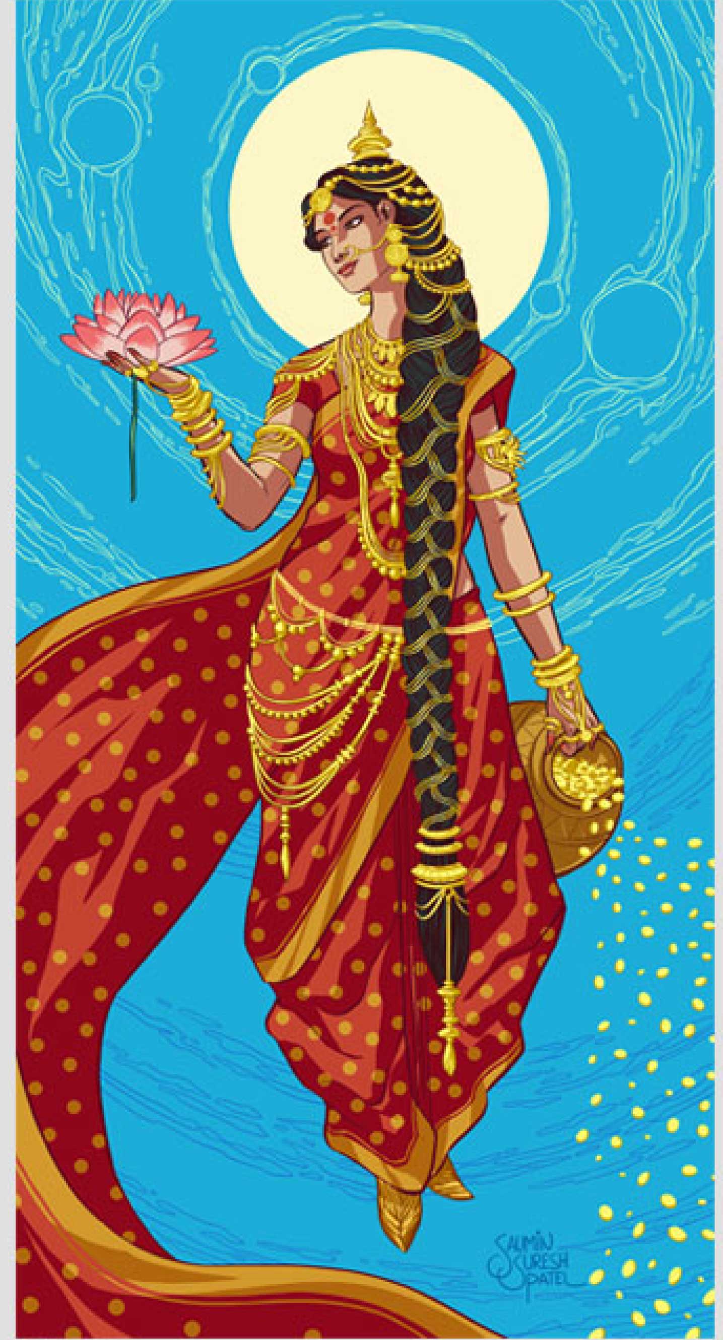 Lakshmi the goddess of wealth-Saumin Suresh Patel