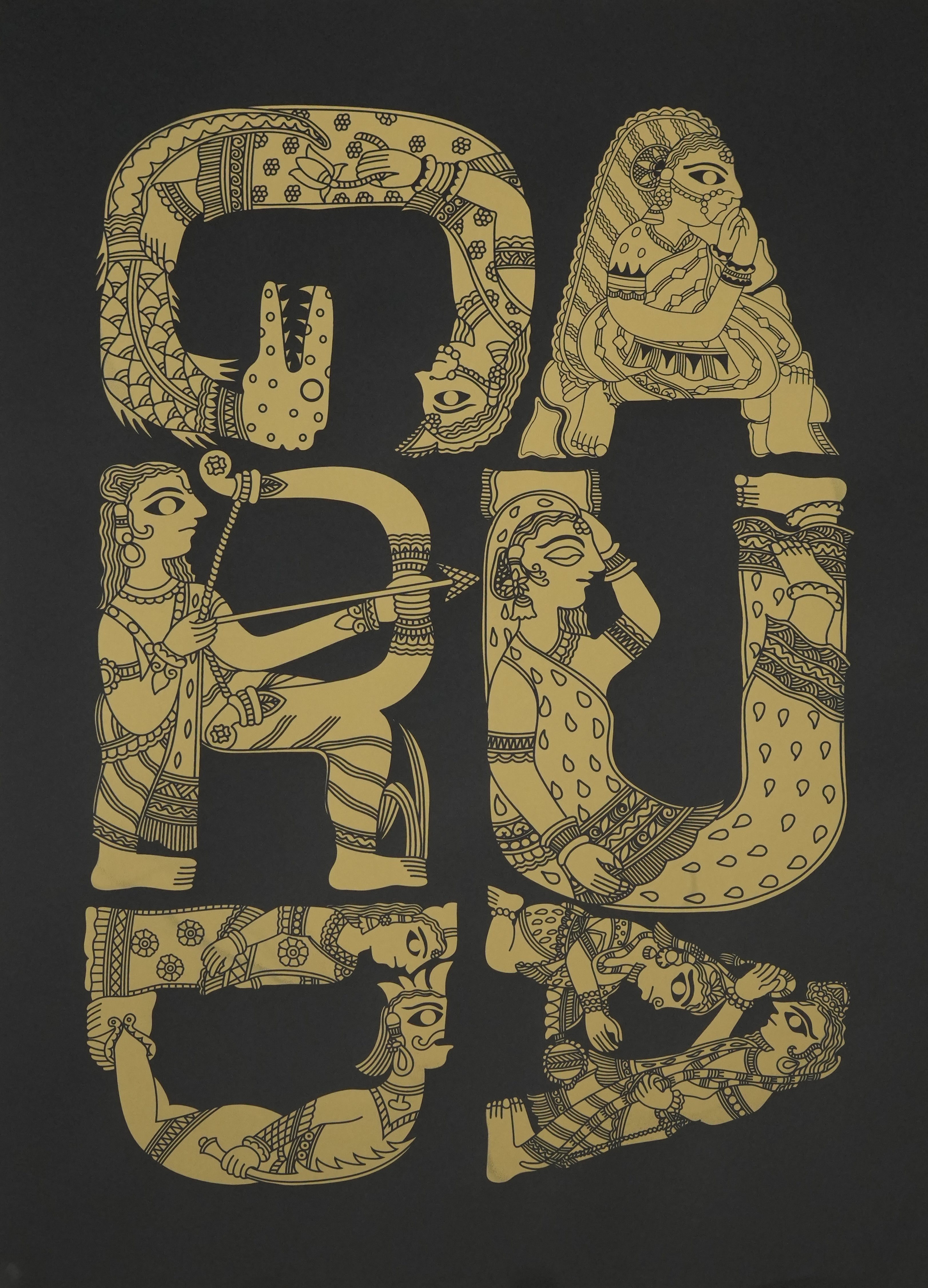 Garuda Typecraft poster- Ishan Khosla